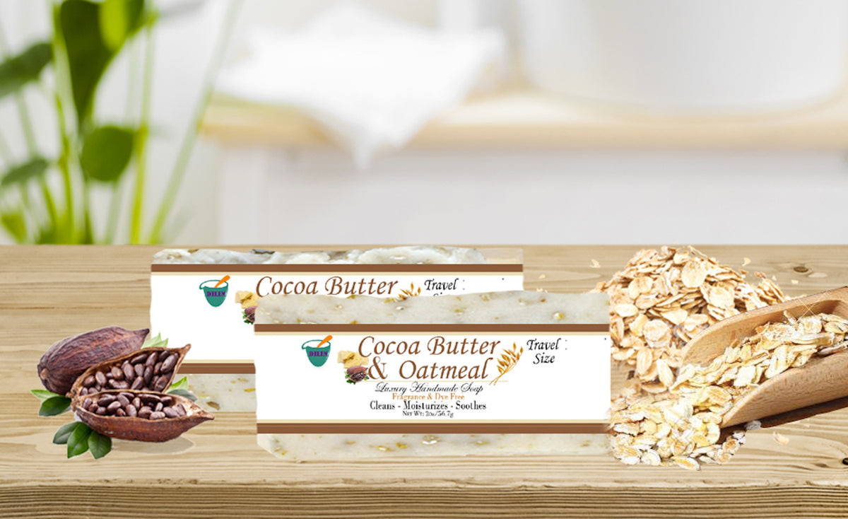 COCOA BUTTER & OATMEAL 4oz BAR SOAP