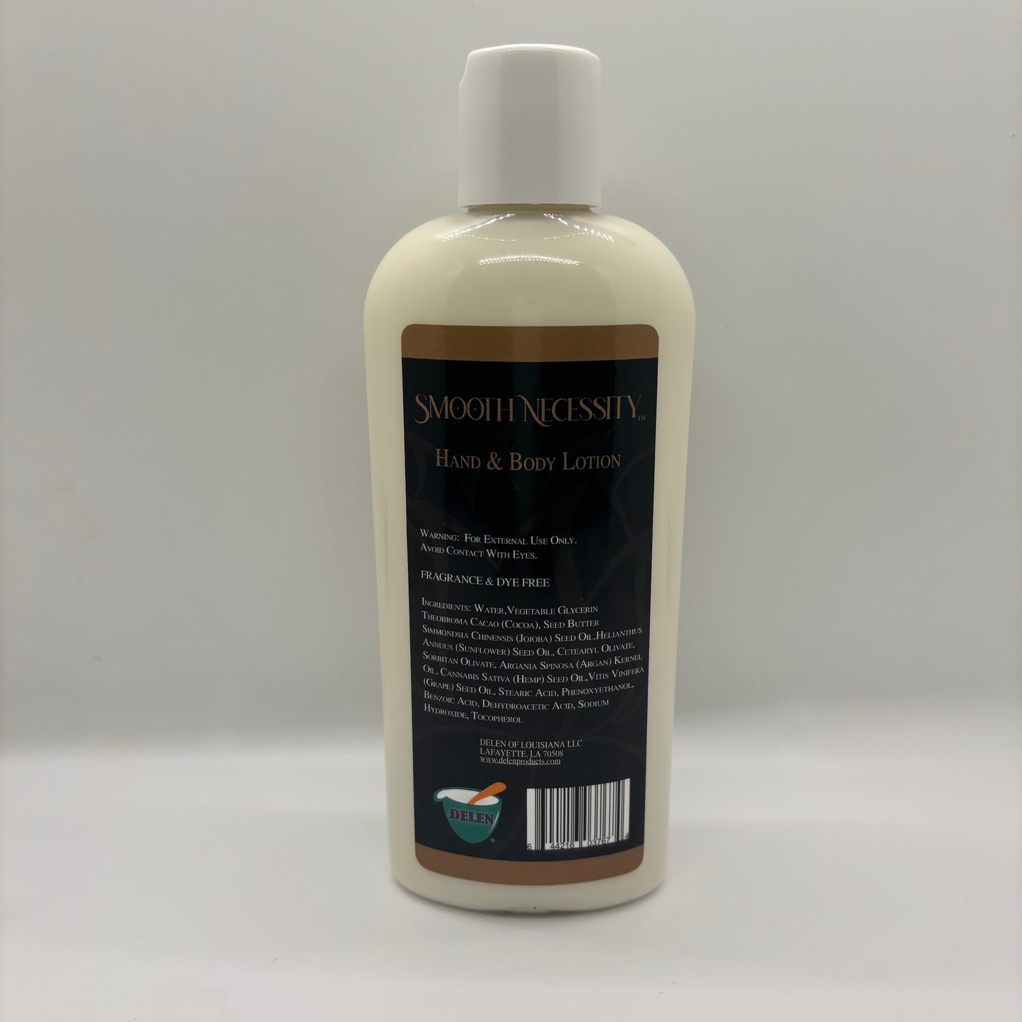 SMOOTH NECESSITY BODY LOTION- FRAGRANCE & DYE FREE