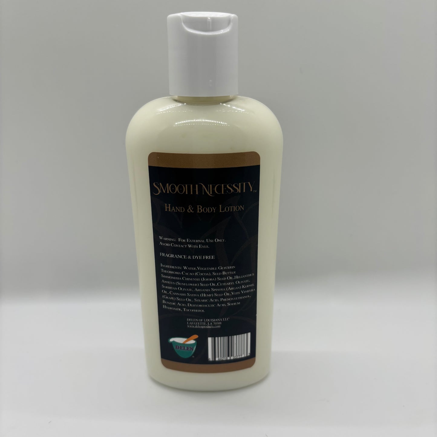 SMOOTH NECESSITY BODY LOTION- FRAGRANCE & DYE FREE